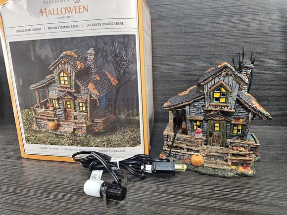 Department 56 Other - Department 56 Halloween Ichabod Crane's House 6014052 Lighted Building